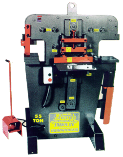 Edwards  55 Ton "Jaws IV" Ironworker - this ironworker has the capacity to punch, flat bar shear and angle shear.