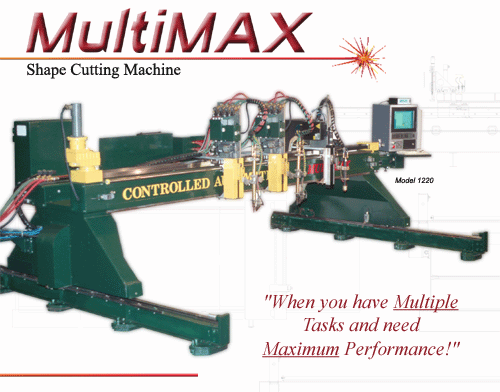 Controlled Automation MultiMAX Shape Plasma Cutting Machine
