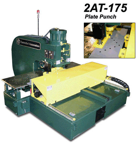Controlled Automation Plate Punch - Model 2AT-175 Plate Punching 