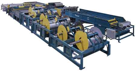 Iowa Precision Pro - Fabriduct Automated rectangular duct forming and fab coil line 