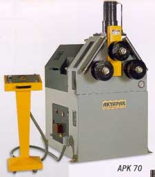 Akyapak model asm asymmetrical 3 roll bending machine | hydraulic bending machines