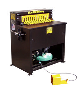Lion Machinery Cleat benders, Lion electric open throat cleat bender