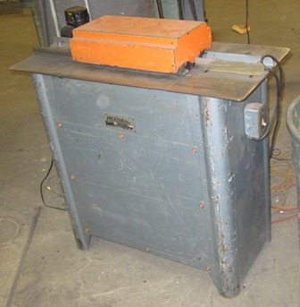 front view-used lockformer model 20 pittsburgh rollformer