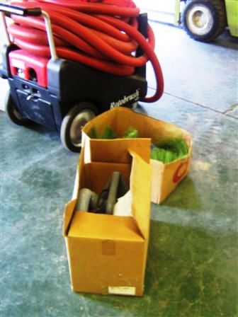 used roto brush air duct cleaning machine - SILVER Package