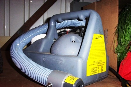 rotobrush fogger for insecticide, disinfectant, deodorizers and chemicals used for coating the insides of duct work