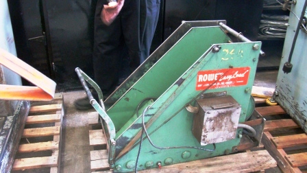 used rowe machinery easy load conveyor