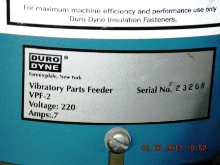 used engel / duro dyne automatic insulation line